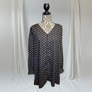 55. Mittoshop Classic Black Polkadot Dress